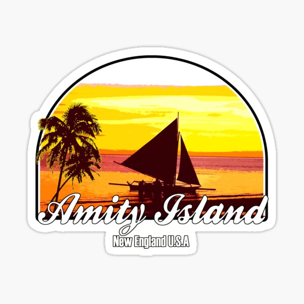 Vista previa del artículo con la obra «Amity Island», diseñado y vendido por Technoir.