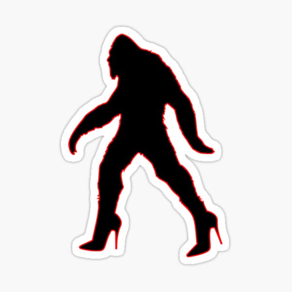 Bigfoot High Heels Sticker