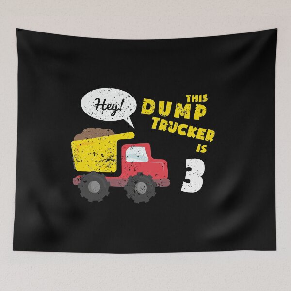 Item preview, 3rd Birthday Shirt Birthday Party Shirt Toddler Kids Dump Truck Construction Shirt designed and sold by KentuckyGirlTee.
