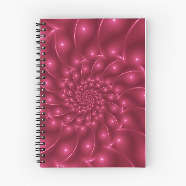 Item preview, Pink Glossy Fractal Spiral  designed and sold by Kitty Bitty.