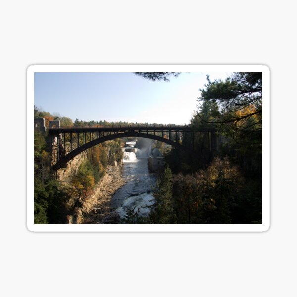 Item preview, Arch Bridge over Ausable Chasm designed and sold by ValeriesGallery.