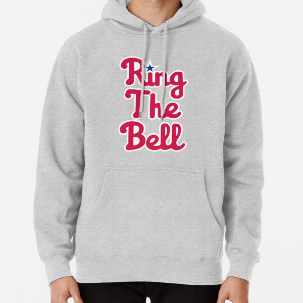 Ring The Bell Baseball Maroon hooded men's sweatshirt