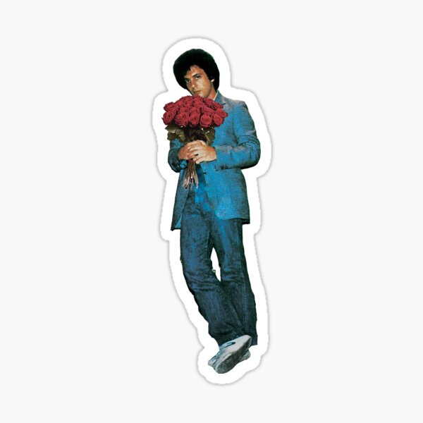 Billy with Roses Sticker