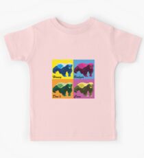 Warhol Style Honey Badger Kids Tee