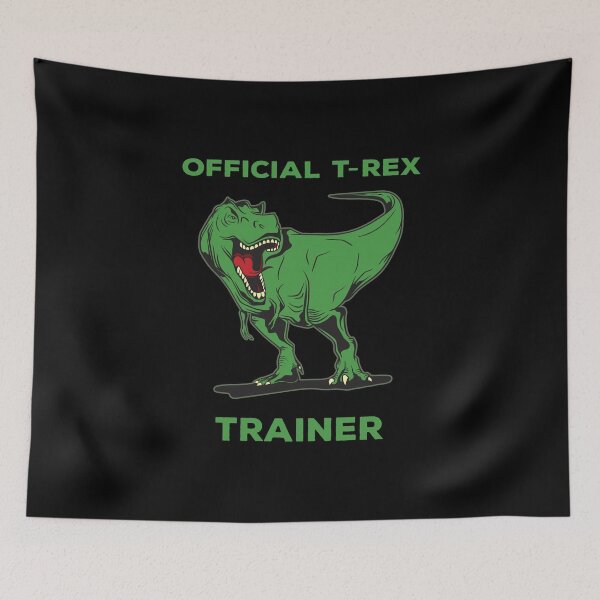 Aperçu de l'œuvre Entraîneur officiel T Rex - Dinosaure créée et vendue par KoolMoDee.