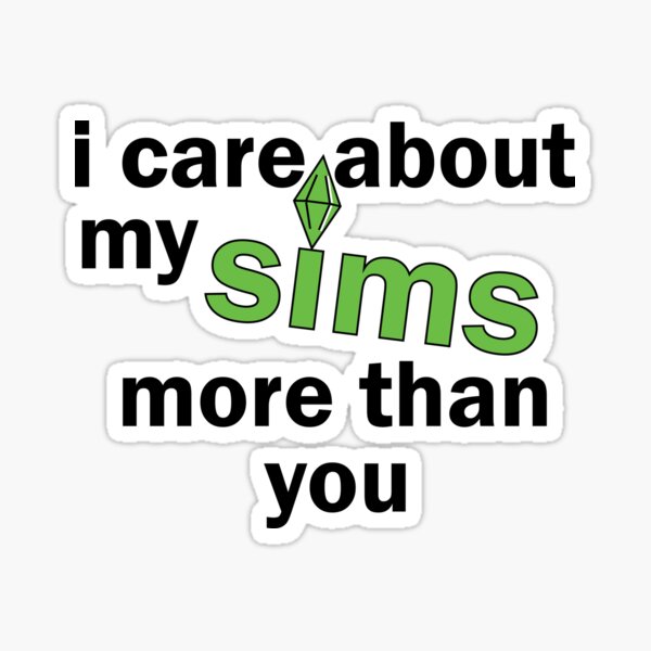 Sims 4 Cheat Sheet Sticker Sticker for Sale by Naama Tamir