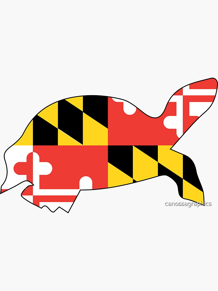 Maryland Diamondback Terrapin Flag Design Maryland Diamondback Terrapin Flag Design