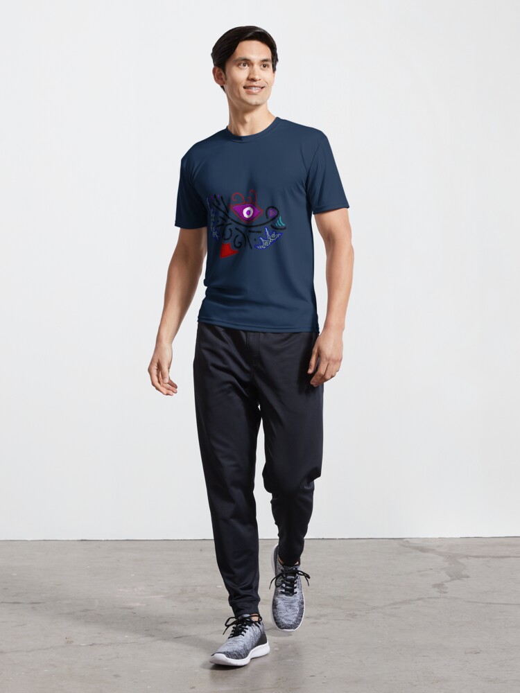 Alternate view of M.I. #1 |☼| Rustic Tribal Cyclops Insignia Active T-Shirt