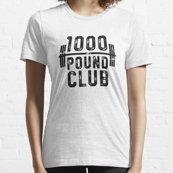 Item preview, 1000 Pound Club T-Shirt, Powerlifting Bodybuilding Fitness designed and sold by 14thFloor.
