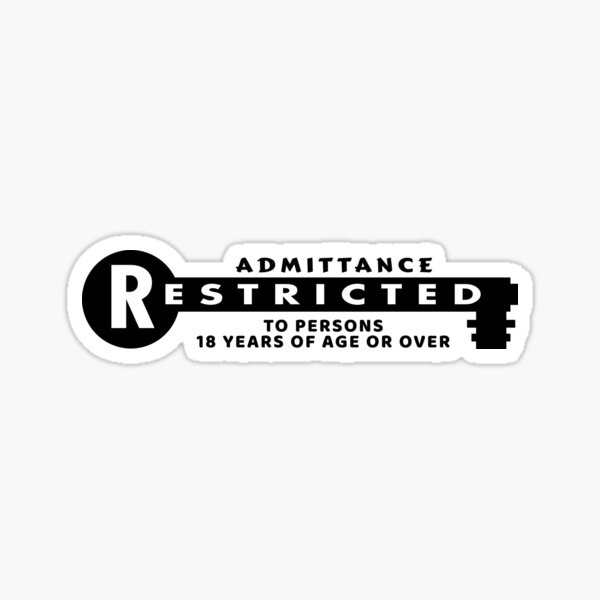 Rated PG-13 Film Movie Rating Logo Vinyl Decal Sticker 