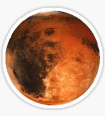 Mars Sticker