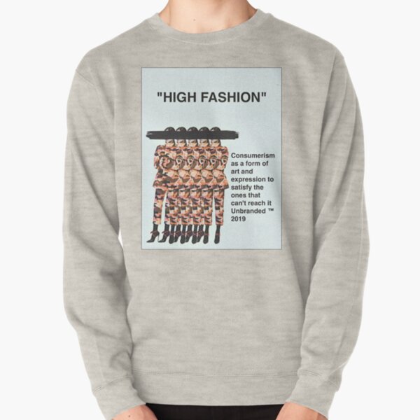 high fashion sweatshirt