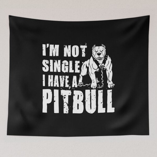 Item preview, Pitbull Shirt I'm Not Single I Have A Pitbull Gift Tee designed and sold by haselshirt.