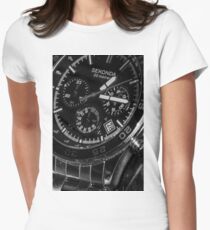 Watch Face - Time Piece Print T-Shirt Women's Fitted T-Shirt