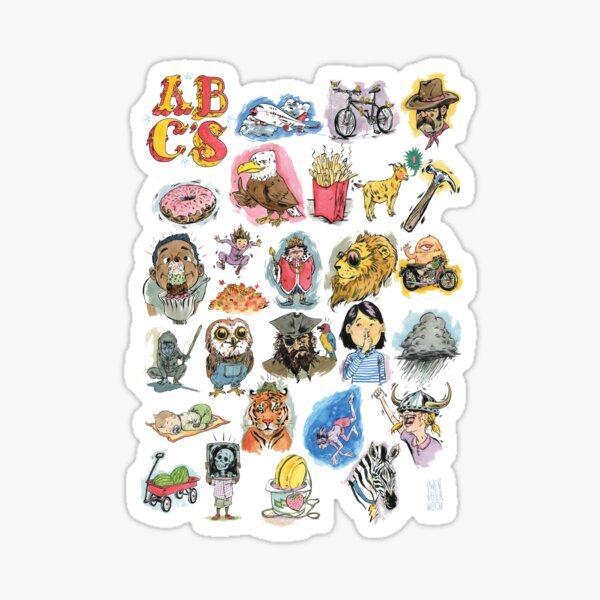 ABC's! Sticker