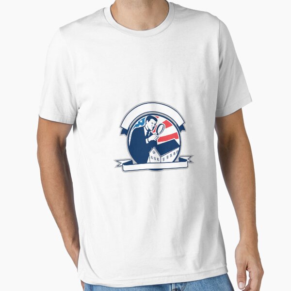 Item preview, American Home Inspector USA Flag Circle Icon designed and sold by patrimonio.