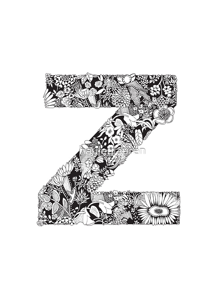 Flowers by Zoe Off-White Tattoo Printed L/S Ribbed Top