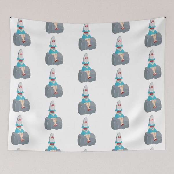 Item preview, Shark Girl - Buffalo, New York - Albright Knox - Canalside - 716 designed and sold by katieczerwinski.