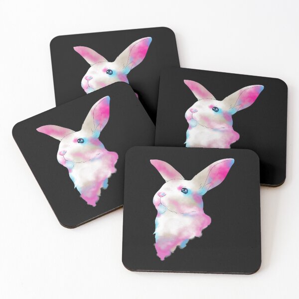 Item preview, Cute Space Rainbow Gaussian Blur Rabbit Galactic designed and sold by perfectpresents.