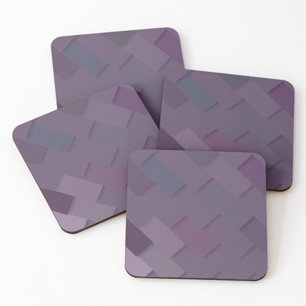 Item preview, Purple pattern, layered like shingles, tiles or those paint swatches you just cannot choose from! designed and sold by Alice-Mills.