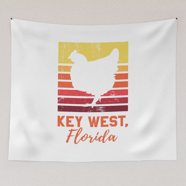 Item preview, Retro Distressed Key West Florida Chicken Gift or Souvenir Design  designed and sold by Theodore Cory.