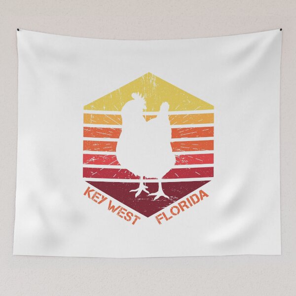 Item preview, Retro Distressed Key West Florida Chicken Gift or Souvenir Design  designed and sold by Theodore Cory.
