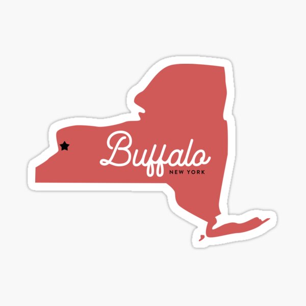 Buffalo, New York - NY - 716 - WNY - Buffalove Sticker