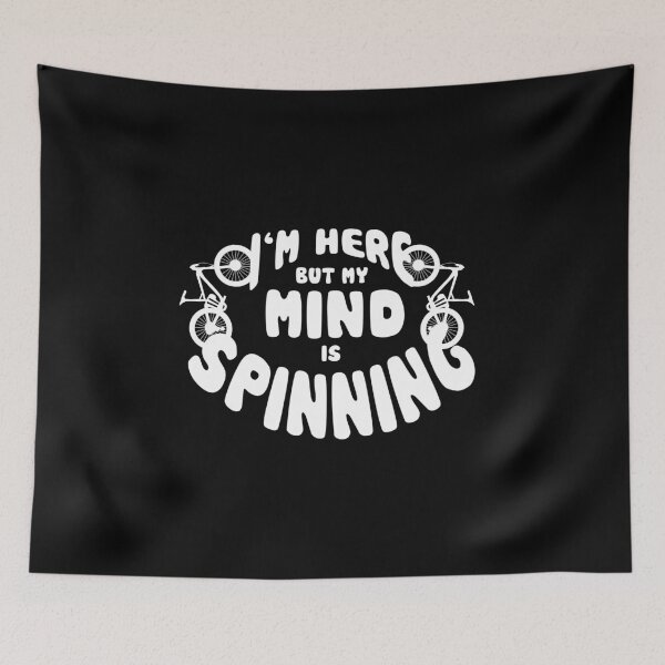 Item preview, Funny Mountain Bike Mind is Spinning MTB Cyclist designed and sold by KNUXX Shop.
