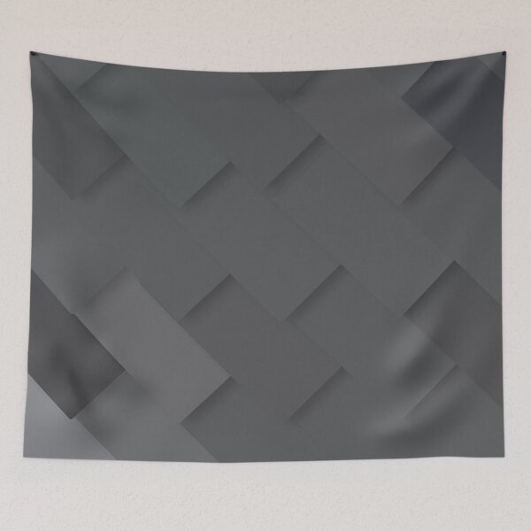 Item preview, Grey/gray pattern, layered like shingles, tiles or those paint swatches you just cannot choose from! designed and sold by Alice-Mills.