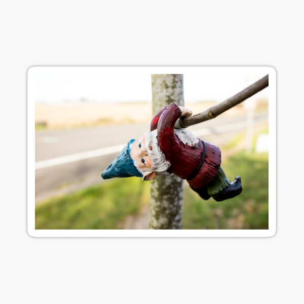 Tree Climber Gnome Sticker