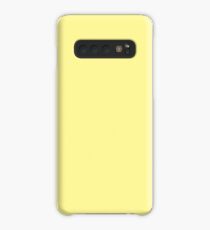 Pastel Yellow Solid Colour Case/Skin for Samsung Galaxy
