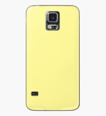 Pastel Yellow Solid Colour Case/Skin for Samsung Galaxy