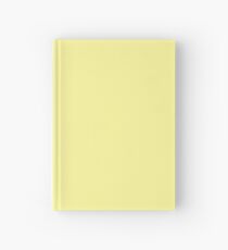 Pastellgelbe Volltonfarbe Notizbuch