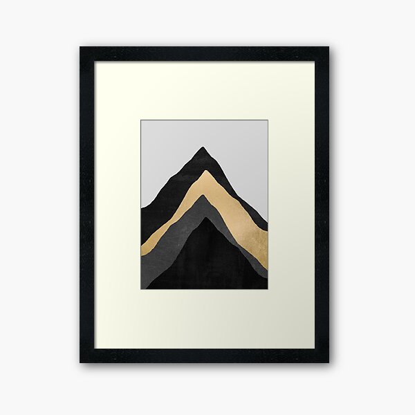 Mountains Framed Art Print