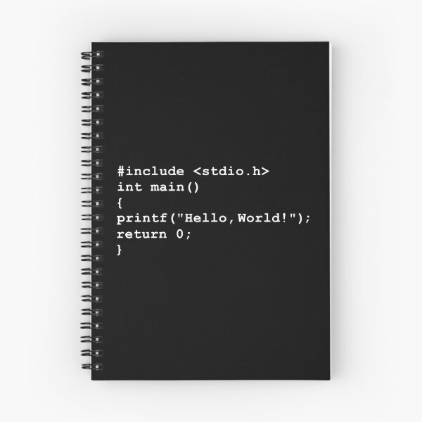 Item preview, Hello World C programming language Coding designed and sold by alltheprints.