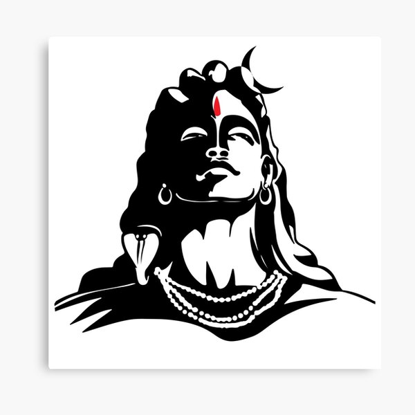 adiyogi mahadev om namah shivaya hindu tshirt canvas print by alltheprints redbubble redbubble