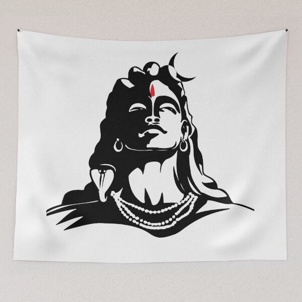 Artikelvorschau, Adiyogi Mahadev Om Namah Shivaya Hindu-T-Shirt entworfen und verkauft von alltheprints.