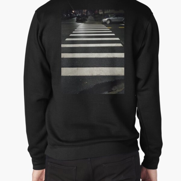 #Zebra #crossing, New York, #Manhattan, #Brooklyn, New York City, architecture, street, building, tree, car,   Pullover Sweatshirt