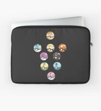 Eeveelution Pokeballs Laptop Sleeve