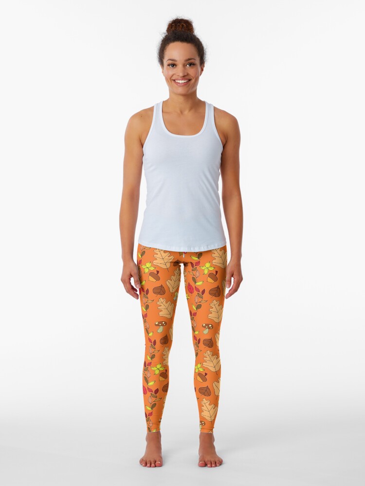 fall leaf leggings