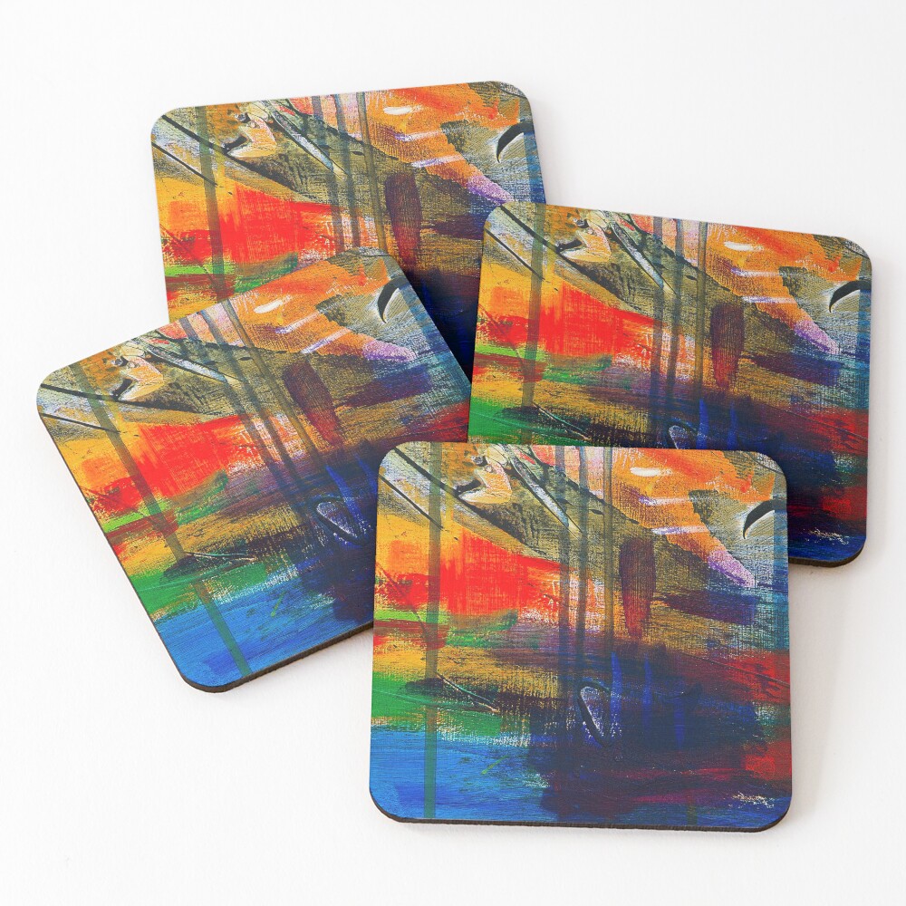 Item preview, Coasters (Set of 4) designed and sold by ColourCottage.
