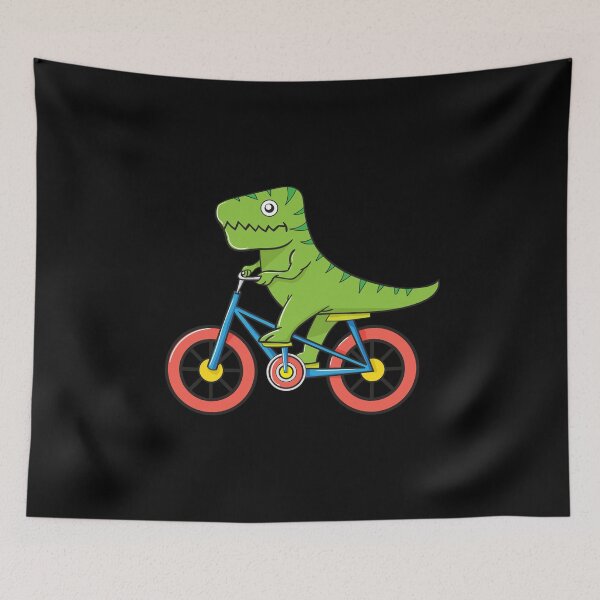 Item preview, Dinosaur on a Bike Graphic designed and sold by inspiredtrend.
