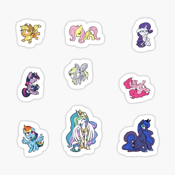 Chibi Pony Sticker Pack Sticker