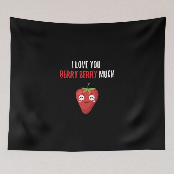 Item preview, Fruits Berry Shirt I Love You Berry Berry Much Funny Gift Tee designed and sold by haselshirt.