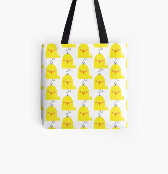 Cute Chick All Over Print Tote Bag