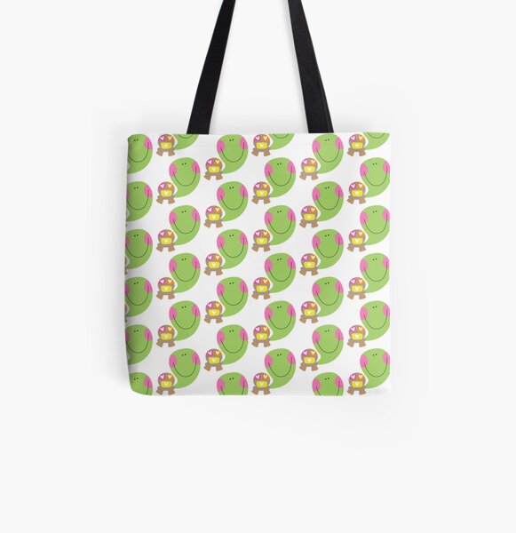 Cute Turtle All Over Print Tote Bag
