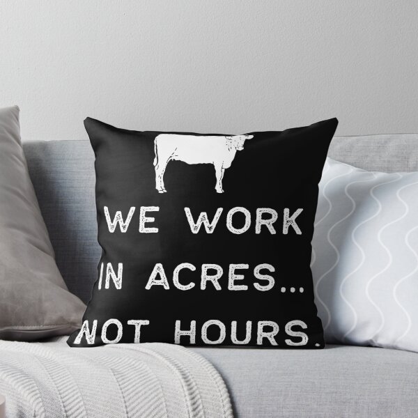 Item preview, Farming Shirt We Work In Acres White Cute Gift Farm Country USA designed and sold by threadsmonkey.