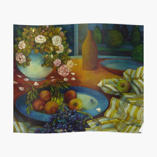 still-life with pomegranate Poster