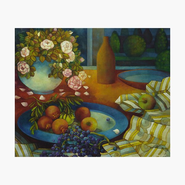 still-life with pomegranate Photographic Print