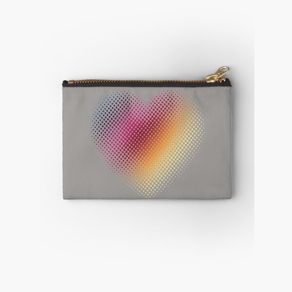 Item preview, Linear Gradient on Halftone Heart (Paloma Gray/Gray) designed and sold by John Raymond Barker.